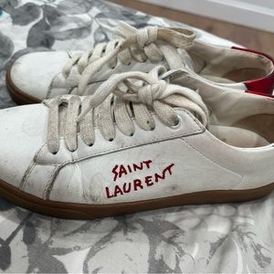Saint Lauraint white sneakers size 36